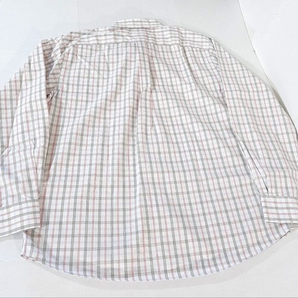 Eddie Bauer Relaxed Wrinkle Resist LS Checks Button Down Shirt Men L Runs Big - Picture 4 of 4